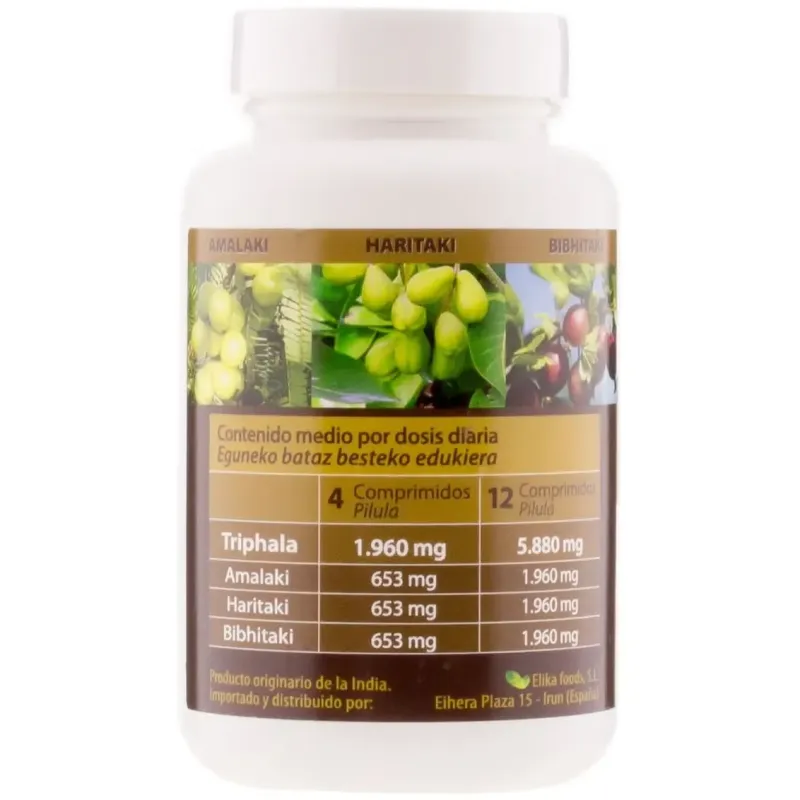Elika biofoods® triphala 90comp | Farmacia Barata