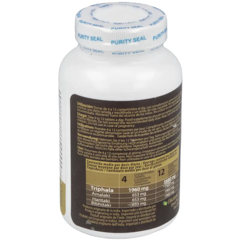 Elika biofoods® triphala 240comp | Farmacia Barata