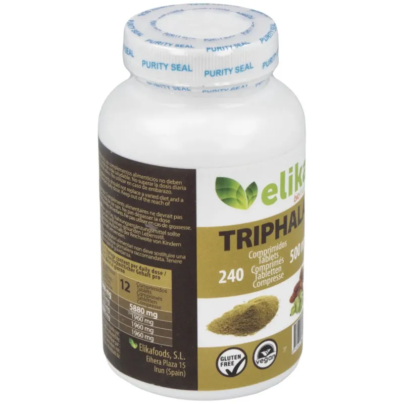 Elika biofoods® triphala 240comp | Farmacia Barata