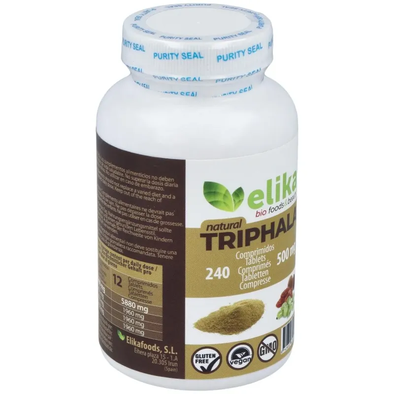 Elika biofoods® triphala 240comp | Farmacia Barata