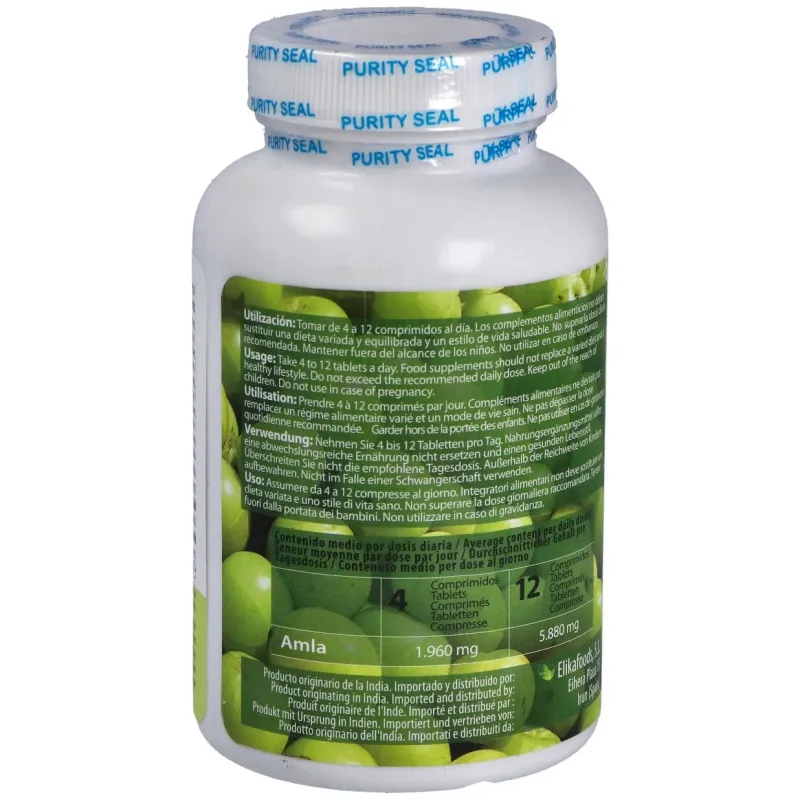 Elikafoods amla (amalaki) 500mg | Farmacia Barata