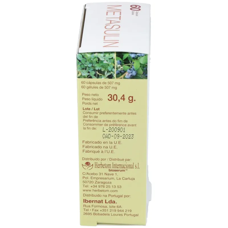 Bioserum metasulin 60 cáps. | Farmacia Barata