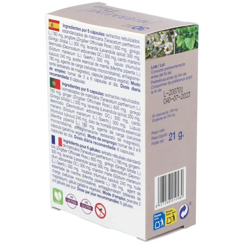 Bioserum migrafine plus 30 cápsulas | Farmacia Barata Bioserum migrafine plus 30 cápsulas | Farmacia Barata