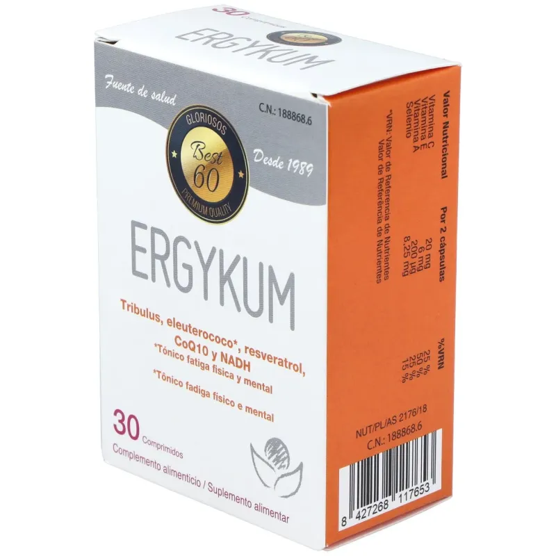 Ergykum formula reforzada 30comp. | Farmacia Barata Ergykum formula reforzada 30comp. | Farmacia Barata