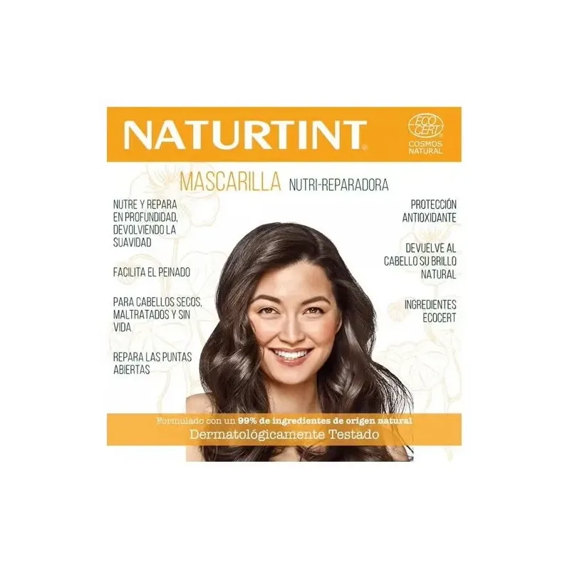 Naturtint mascarilla nutri reparadora bio 150ml | Farmacia Barata