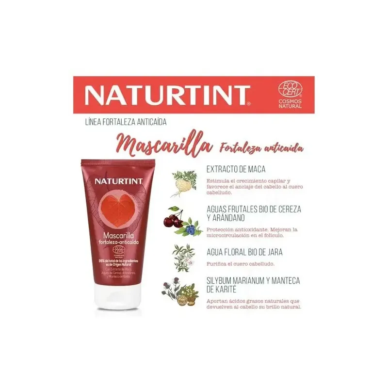 Naturtint mascarilla fortaleza bio 150ml | Farmacia Barata Naturtint mascarilla fortaleza bio 150ml | Farmacia Barata