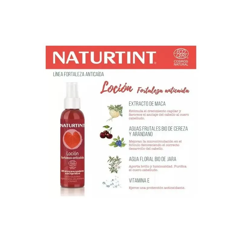 Naturtint loción fortaleza bio 125ml | Farmacia Barata