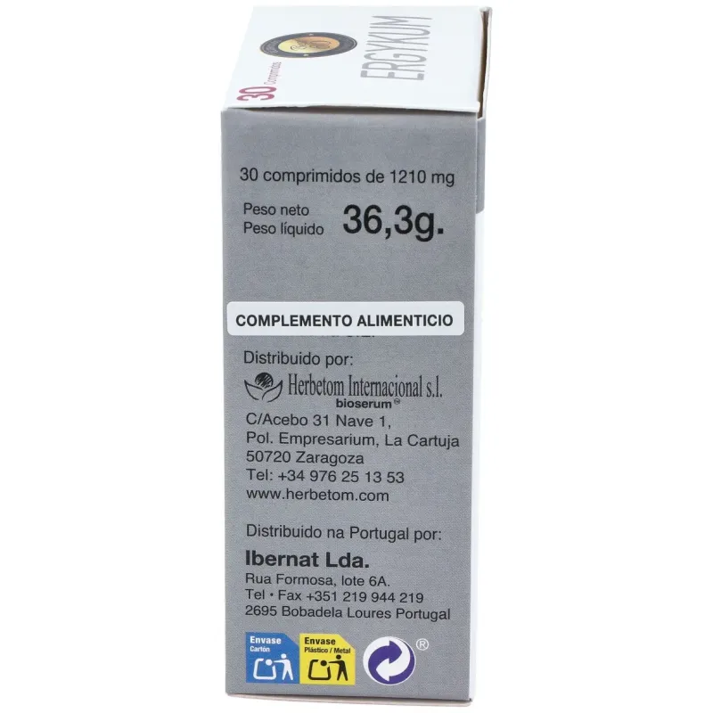 Ergykum formula reforzada 30comp. | Farmacia Barata Ergykum formula reforzada 30comp. | Farmacia Barata