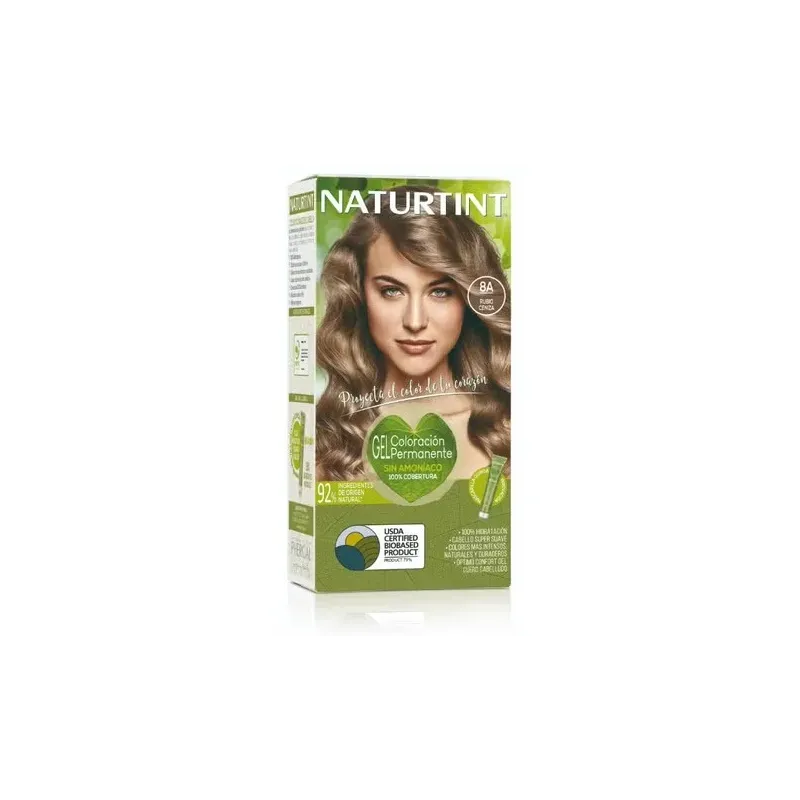 Naturtint tinte 8a rubio ceniza 1ud | Farmacia Barata