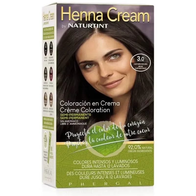 Naturtint henna cream 3.0 castaño oscuro 110ml | Farmacia Barata Naturtint henna cream 3.0 castaño oscuro 110ml | Farmacia Barata