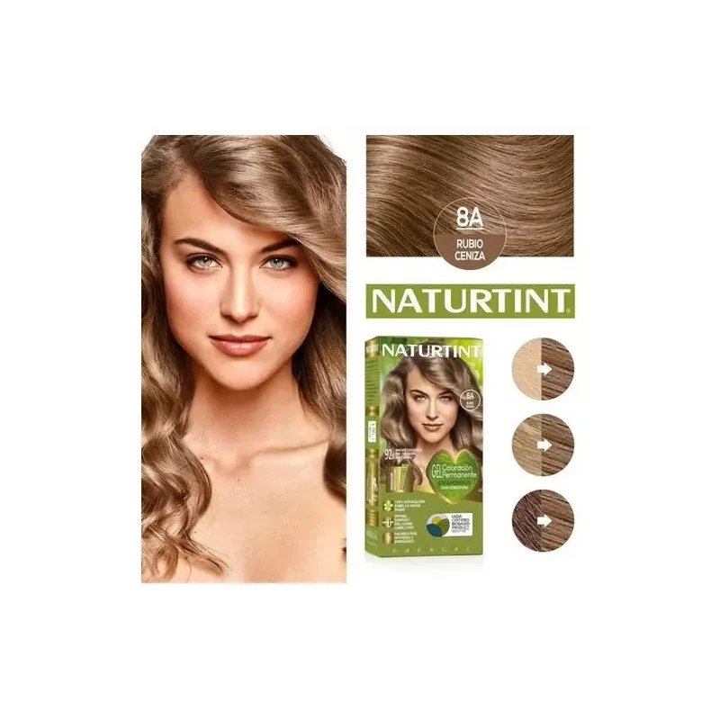 Naturtint tinte 8a rubio ceniza 1ud | Farmacia Barata