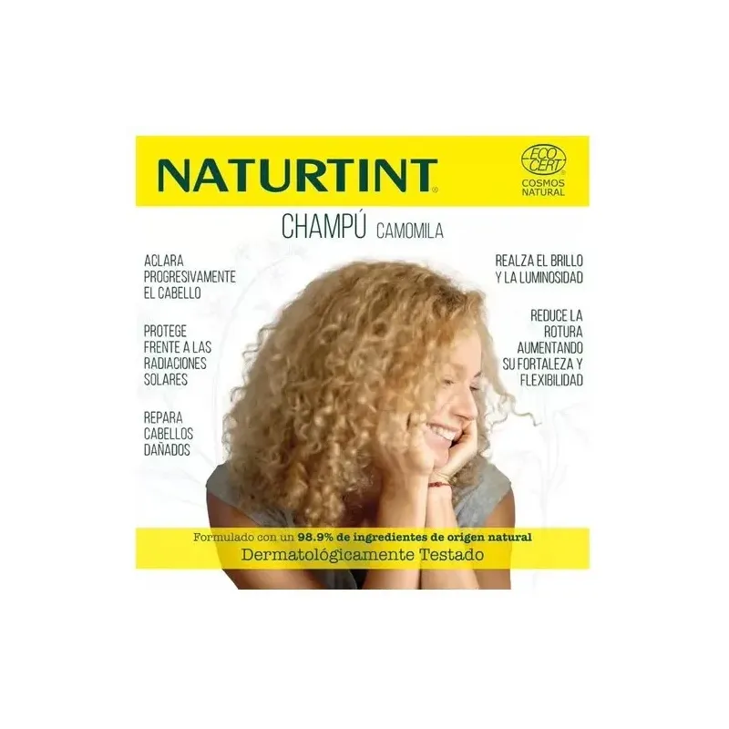 Naturtint champu camomila 330ml. eco | Farmacia Barata