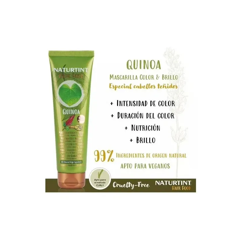 Naturtint hair food mascarilla quinoa 150ml. | Farmacia Barata