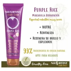 Naturtint hair food mascarilla purple rice 150ml. | Farmacia Barata Naturtint hair food mascarilla purple rice 150ml. | Farmacia Barata