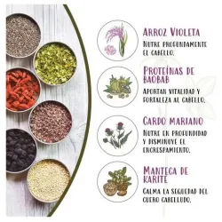 Naturtint hair food mascarilla purple rice 150ml. | Farmacia Barata Naturtint hair food mascarilla purple rice 150ml. | Farmacia Barata