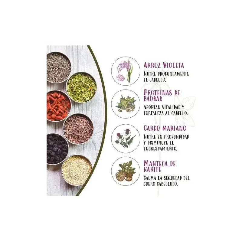 Naturtint hair food mascarilla purple rice 150ml. | Farmacia Barata Naturtint hair food mascarilla purple rice 150ml. | Farmacia Barata