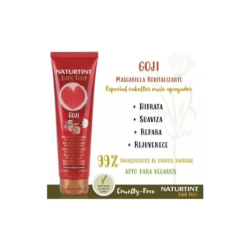 Naturtint hair food mascarilla goji 150ml. | Farmacia Barata