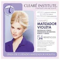 Clearé institute champú matizador violeta 400ml | Farmacia Barata Clearé institute champú matizador violeta 400ml | Farmacia Barata