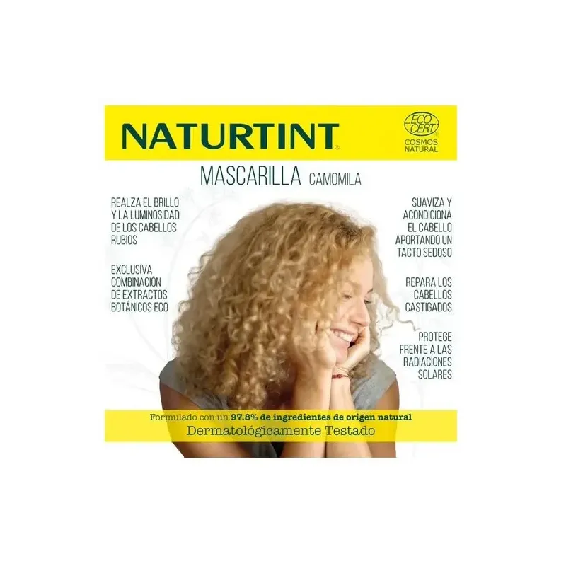 Naturtint mascarilla camomila 150ml. | Farmacia Barata