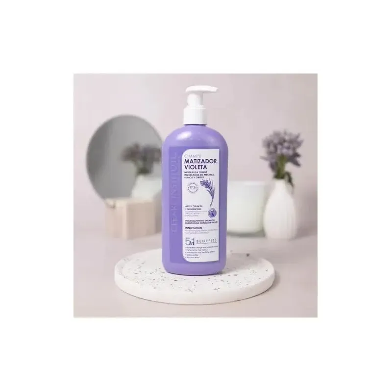 Clearé institute champú matizador violeta 400ml | Farmacia Barata Clearé institute champú matizador violeta 400ml | Farmacia Barata