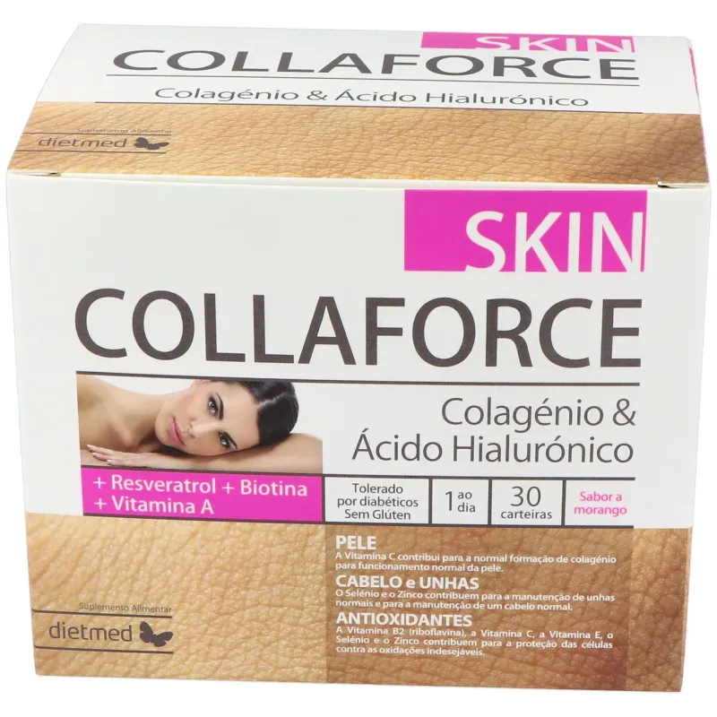 Dietmed collaforce skin colágeno y ácido hialurónico 30sobres | Farmacia Barata Dietmed collaforce skin colágeno y ácido hialurónico 30sobres | Farmacia Barata