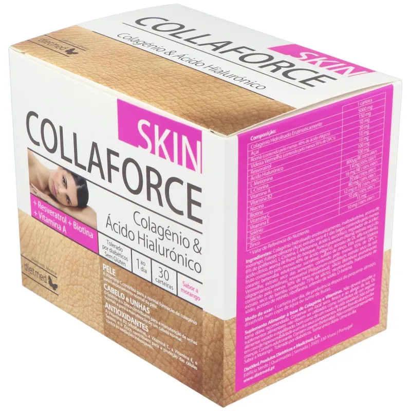 Dietmed collaforce skin colágeno y ácido hialurónico 30sobres | Farmacia Barata Dietmed collaforce skin colágeno y ácido hialurónico 30sobres | Farmacia Barata