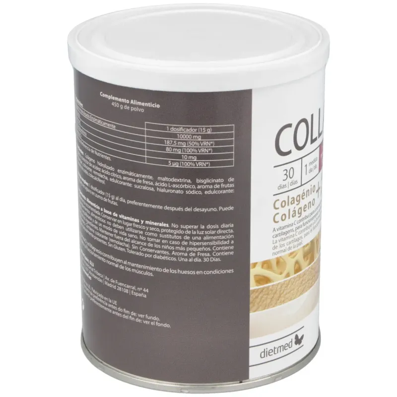 Dietmed collaforce super 10.000 sabor fresa 450g | Farmacia Barata Dietmed collaforce super 10.000 sabor fresa 450g | Farmacia Barata