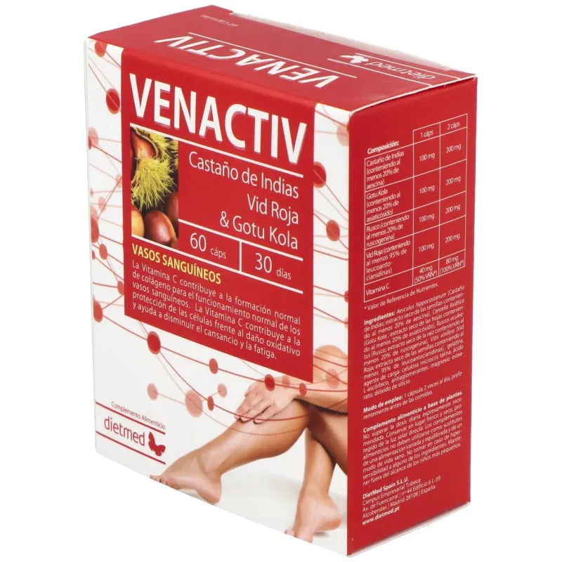 Dietmed venactiv 60caps | Farmacia Barata Dietmed venactiv 60caps | Farmacia Barata