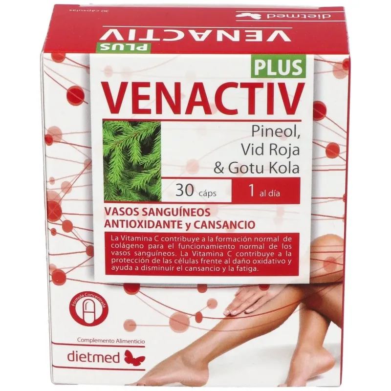 Dietmed venactiv plus 30caps | Farmacia Barata Dietmed venactiv plus 30caps | Farmacia Barata