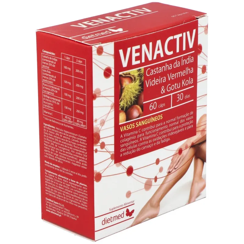 Dietmed venactiv 60caps | Farmacia Barata Dietmed venactiv 60caps | Farmacia Barata