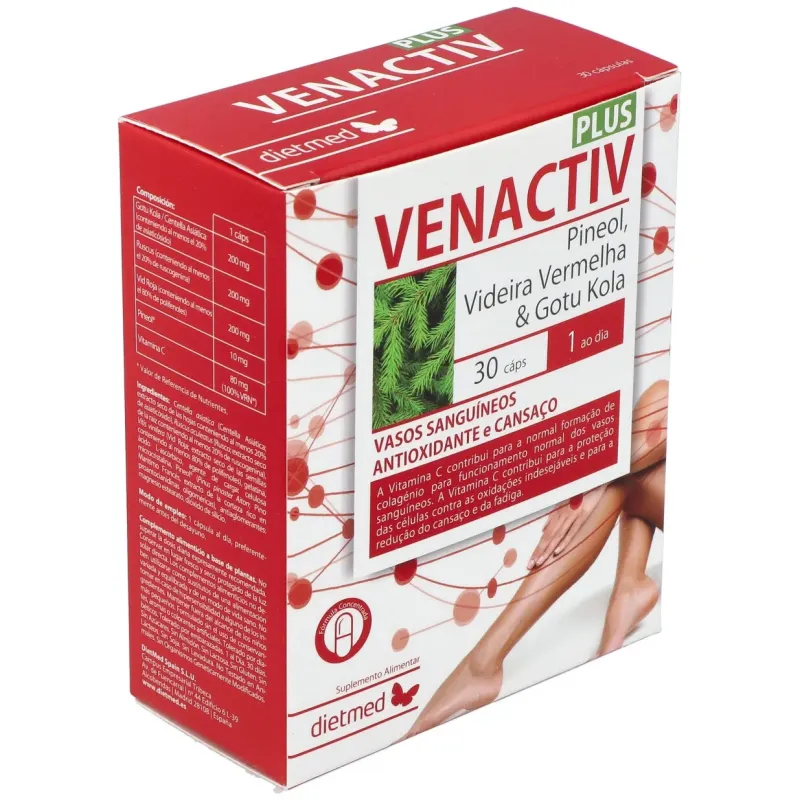 Dietmed venactiv plus 30caps | Farmacia Barata Dietmed venactiv plus 30caps | Farmacia Barata