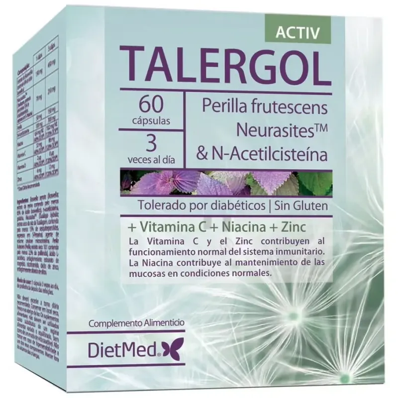 Dietmed talergol 60caps | Farmacia Barata