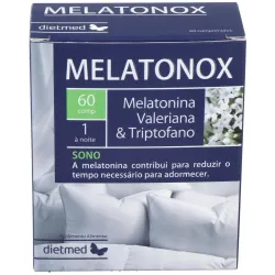 Dietmed melatonox melatonina valeriana y triptofano 60comp