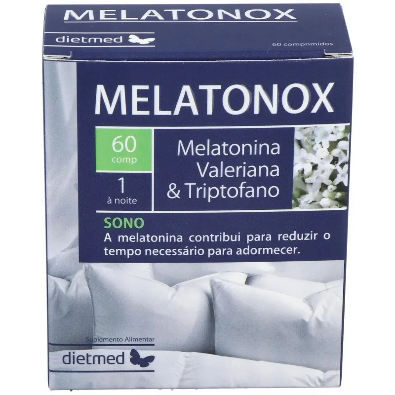 Dietmed melatonox melatonina valeriana y triptofano 60comp | Farmacia Barata