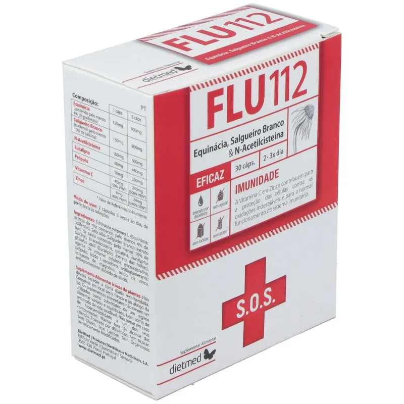 Dietmed flu 112 inmunidad sos 30caps | Farmacia Barata