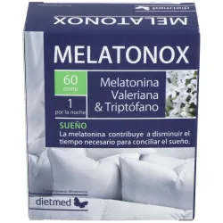 Dietmed melatonox melatonina valeriana y triptofano 60comp | Farmacia Barata