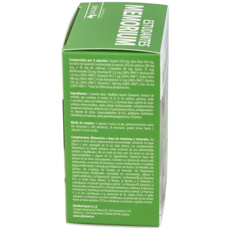 Dietmed memorium estudiantes 60caps | Farmacia Barata Dietmed memorium estudiantes 60caps | Farmacia Barata