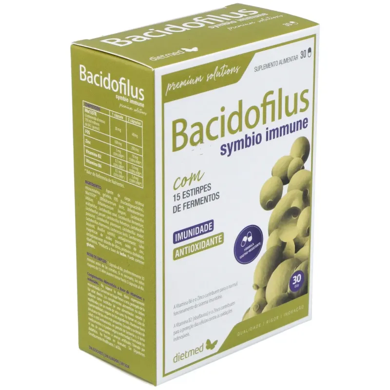Dietmed bacidofilus symbio inmune 30caps | Farmacia Barata