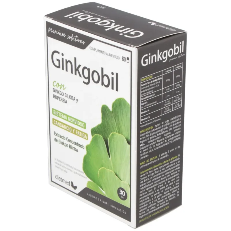 Dietmed ginkgobil 60 caps | Farmacia Barata Dietmed ginkgobil 60 caps | Farmacia Barata