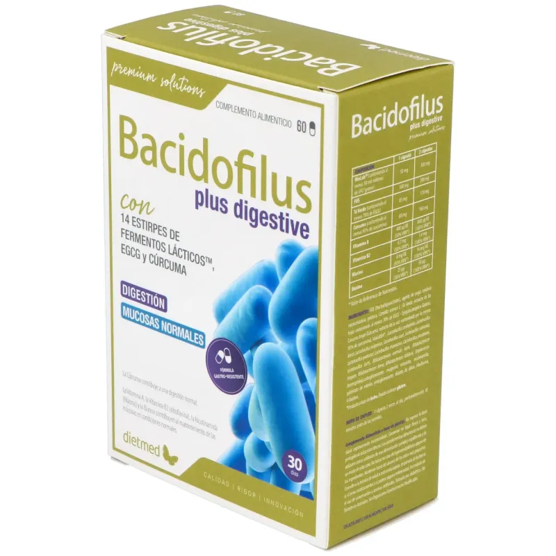 Dietmed bacidofilus plus 60caps | Farmacia Barata Dietmed bacidofilus plus 60caps | Farmacia Barata