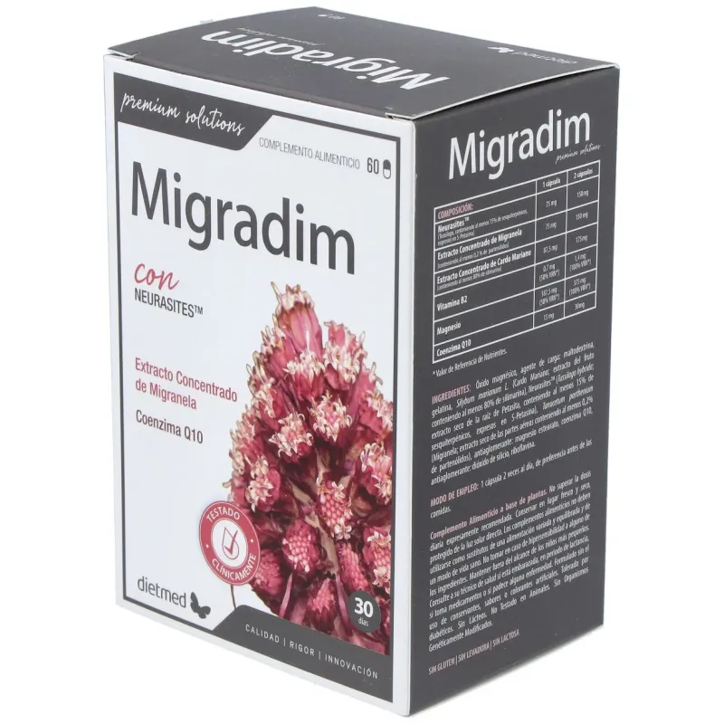 Dietmed migradin 60caps | Farmacia Barata Dietmed migradin 60caps | Farmacia Barata