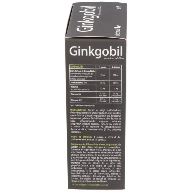 Dietmed ginkgobil 60 caps | Farmacia Barata Dietmed ginkgobil 60 caps | Farmacia Barata