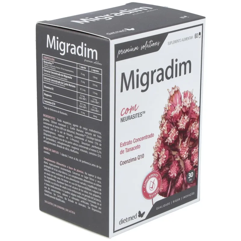Dietmed migradin 60caps | Farmacia Barata Dietmed migradin 60caps | Farmacia Barata