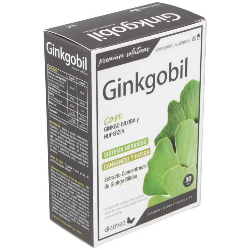 Dietmed ginkgobil 60 caps | Farmacia Barata Dietmed ginkgobil 60 caps | Farmacia Barata