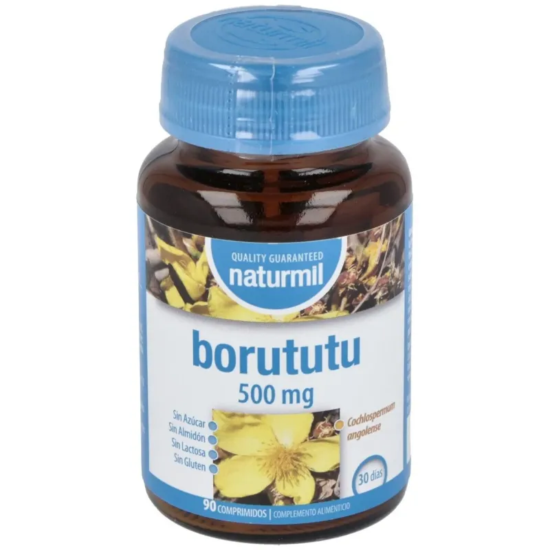 Naturmil borututu 500 mg 90 comprimidos | Farmacia Barata