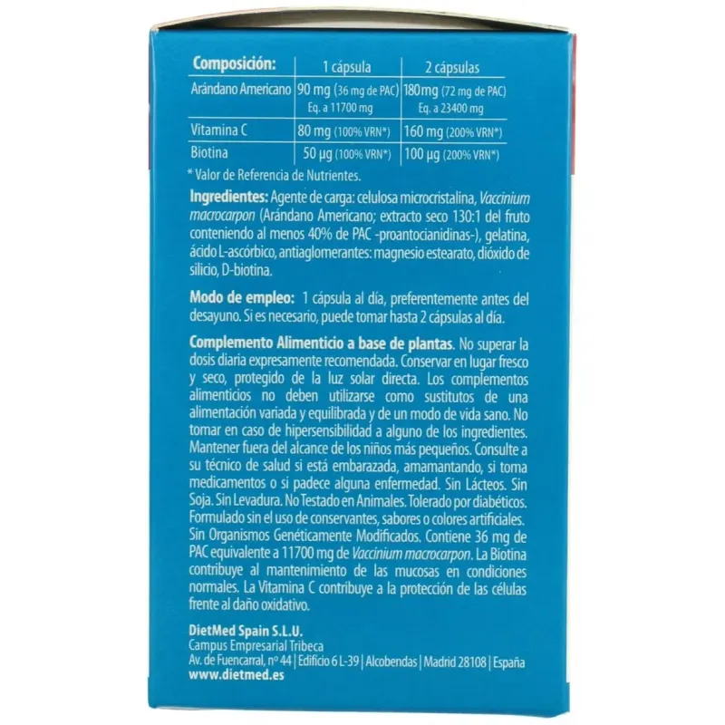 Naturmil arandano 60 capsulas | Farmacia Barata