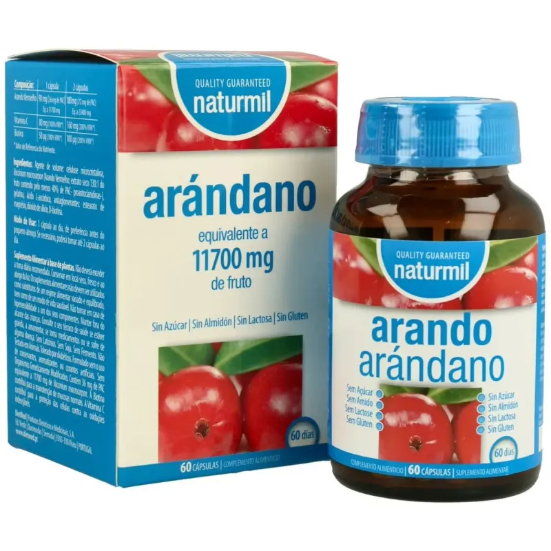 Naturmil arandano 60 capsulas | Farmacia Barata