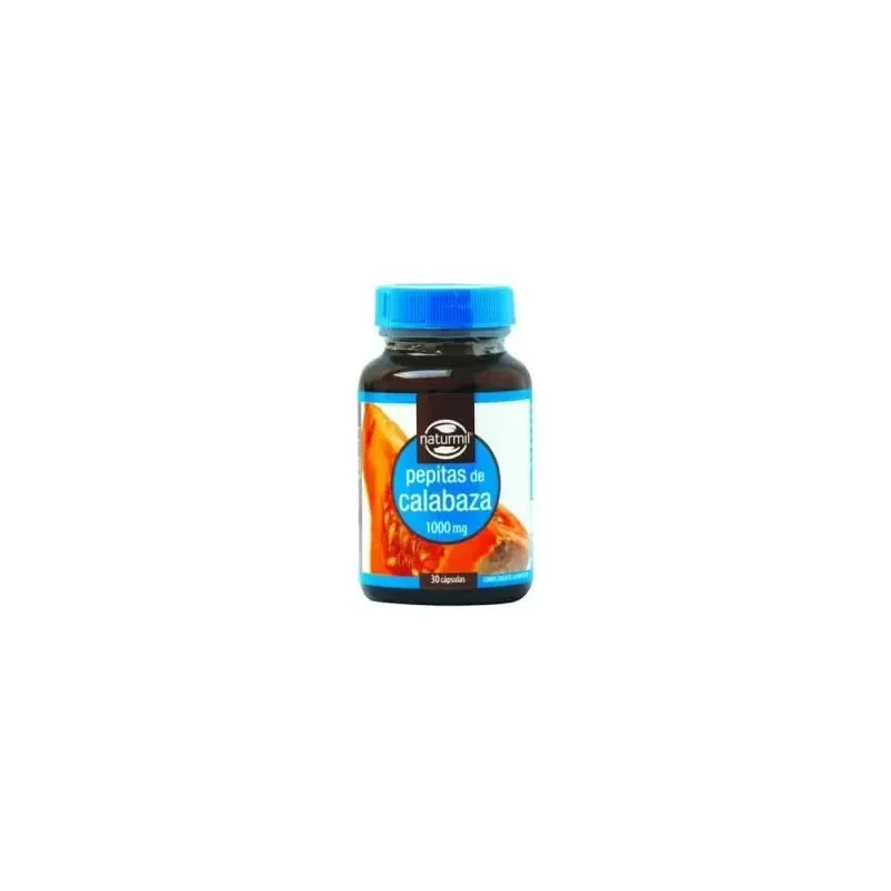 Naturmil pepitas de calabaza 1000 mg 30 perlas | Farmacia Barata