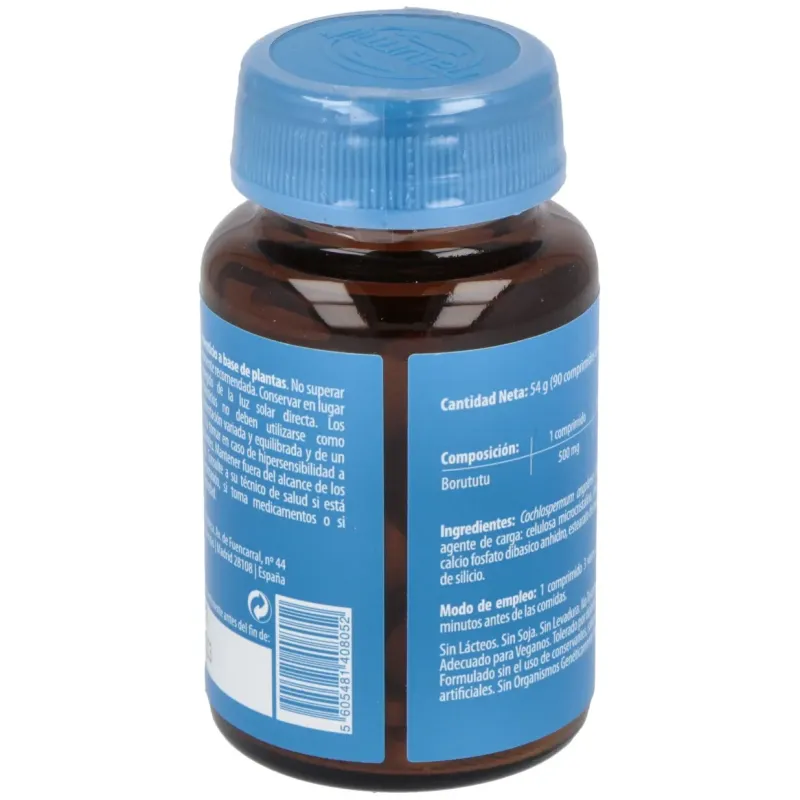 Naturmil borututu 500 mg 90 comprimidos | Farmacia Barata