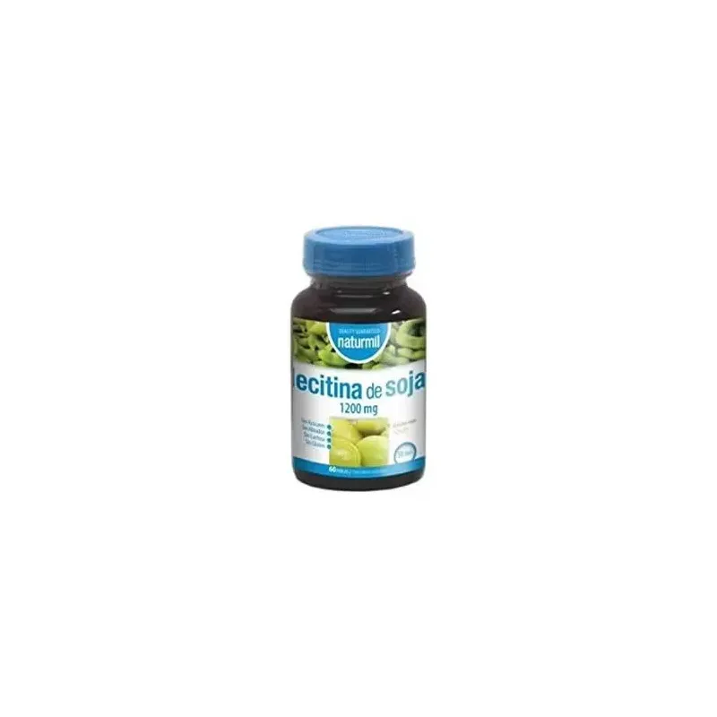 Naturmil lecitina de soja 1200mg 60caps | Farmacia Barata